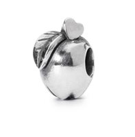 Charm Trollbeads in Silver MELA DELLA CONOSCENZA - MELA DELLA CONOSCENZA